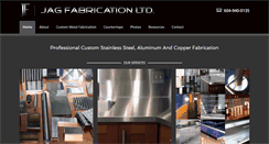 Desktop Screenshot of jagfabrication.com